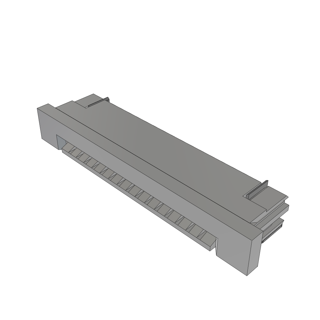Samtec-ZF1-15-01-TM-WT Steckverbinder, FFC-FPC Conn FFC/FPC Connector SKT 15 POS 1mm Solder RA SMD Tube