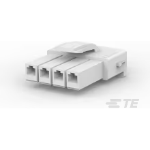 TE Connectivity-316501-1 Einzeladersteckverbinder, Gehäuse Conn Housing PL 4 POS 3.96mm Crimp ST Cable Mount Natural Bag