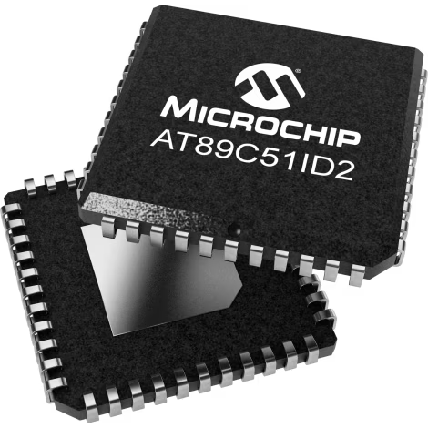 Microchip Technology-AT89C51ID2-SLSUM Microcontrollers - MCUs MCU 8-bit 8051 CISC 64KB Flash 3.3V/5V 44-Pin PLCC Tube