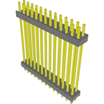 Conn Board Stacker HDR 26 POS 2.54mm Solder ST Top Entry Thru-Hole Bulk
