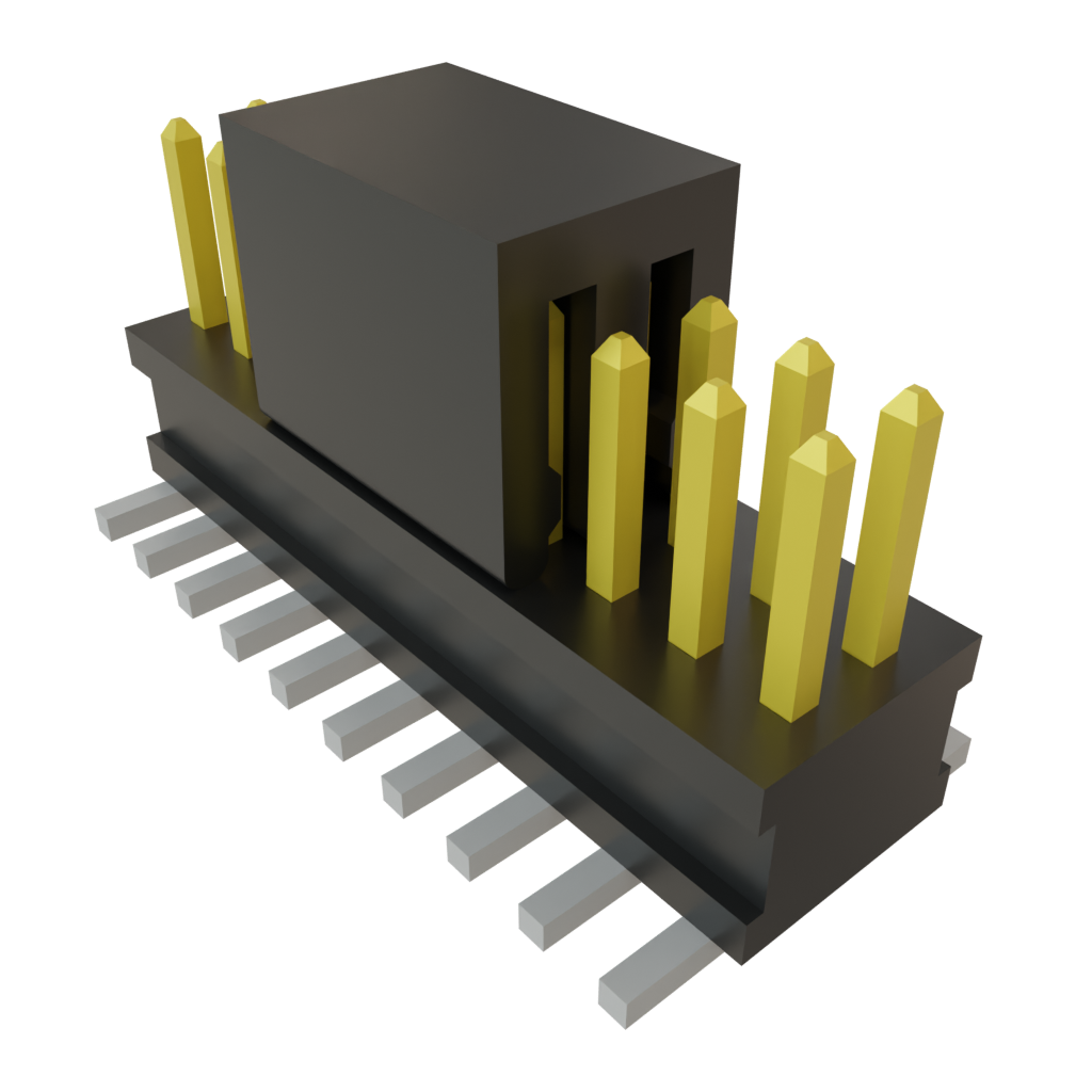 Samtec-FTSH-110-01-F-DV-P Steckverbinderleisten und Leiterplattenbuchsen Conn Unshrouded Header HDR 20 POS 1.27mm Solder ST Top Entry SMD TIGER CLAW™ Tube