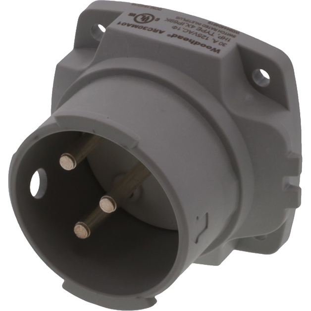 Molex-1122191010 电源连接器 Conn Power PL 3Power/1Ground POS ST Panel Mount 4 Terminal 1 Port ArcArrest