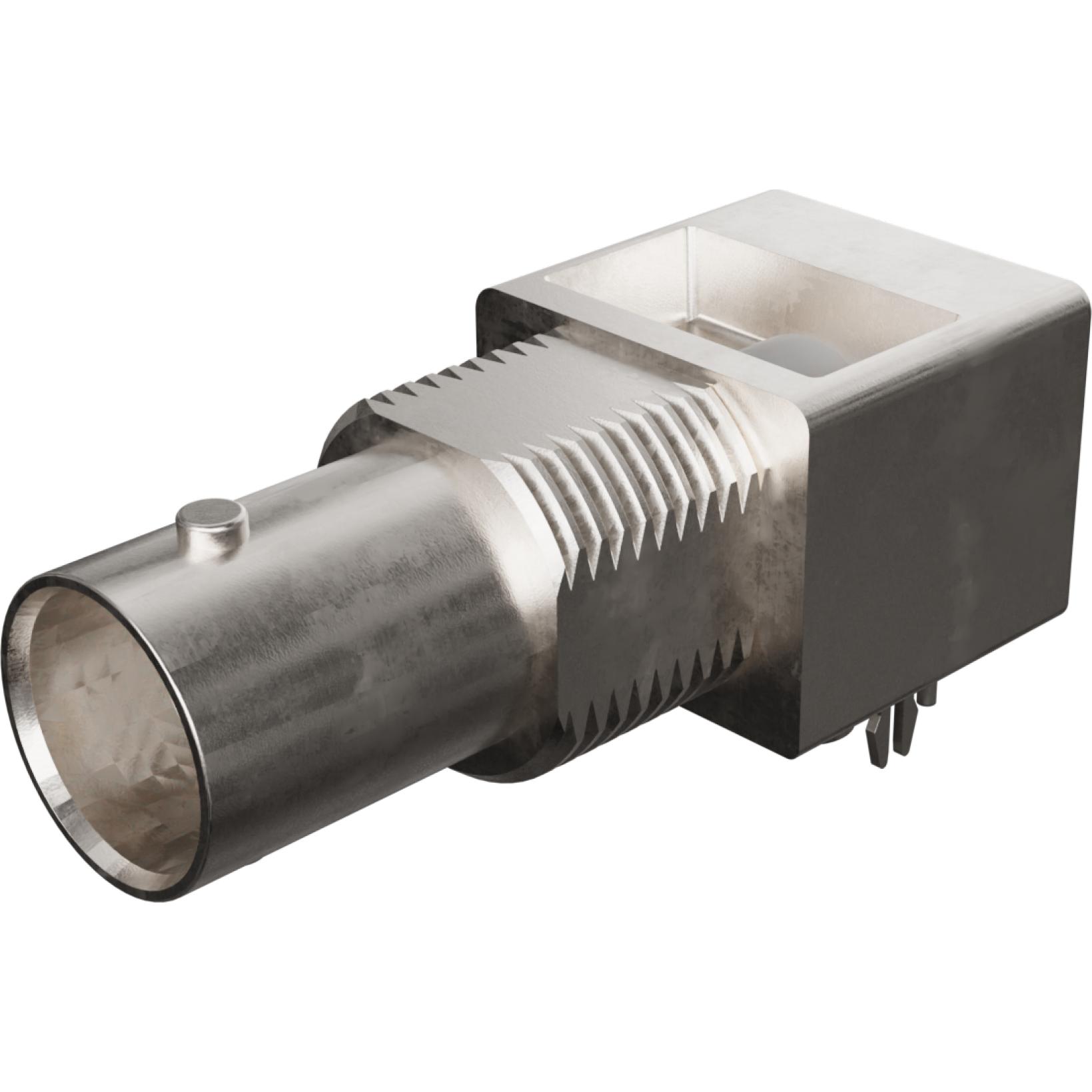 Molex-0731010120 射频连接器 Conn BNC 0Hz to 2GHz 75Ohm Solder RA Thru-Hole RCP Gold Tray