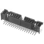 TE Connectivity-103310-6 Embases de raccordement et réceptacles PCB Conn Shrouded Header (4 Sides) HDR 26 POS 2.54mm Solder RA Side Entry Thru-Hole Tube