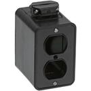 Molex-1301370113 Accesorios del conector Connector Accessories Outlet Box Rubber Black Carton