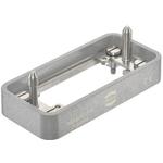Connector Accessories Docking Frame Straight Aluminum Die Cast/Stainless Steel Dust Gray Powder Frame