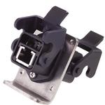 RJ INDUSTRIAL HAN 3A GENDER CHANGER STRAIGHT PLASTIC VERSION