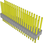 Conn Unshrouded Header HDR 40 POS 1.27mm Solder ST Top Entry Thru-Hole FLEX STACK Tube