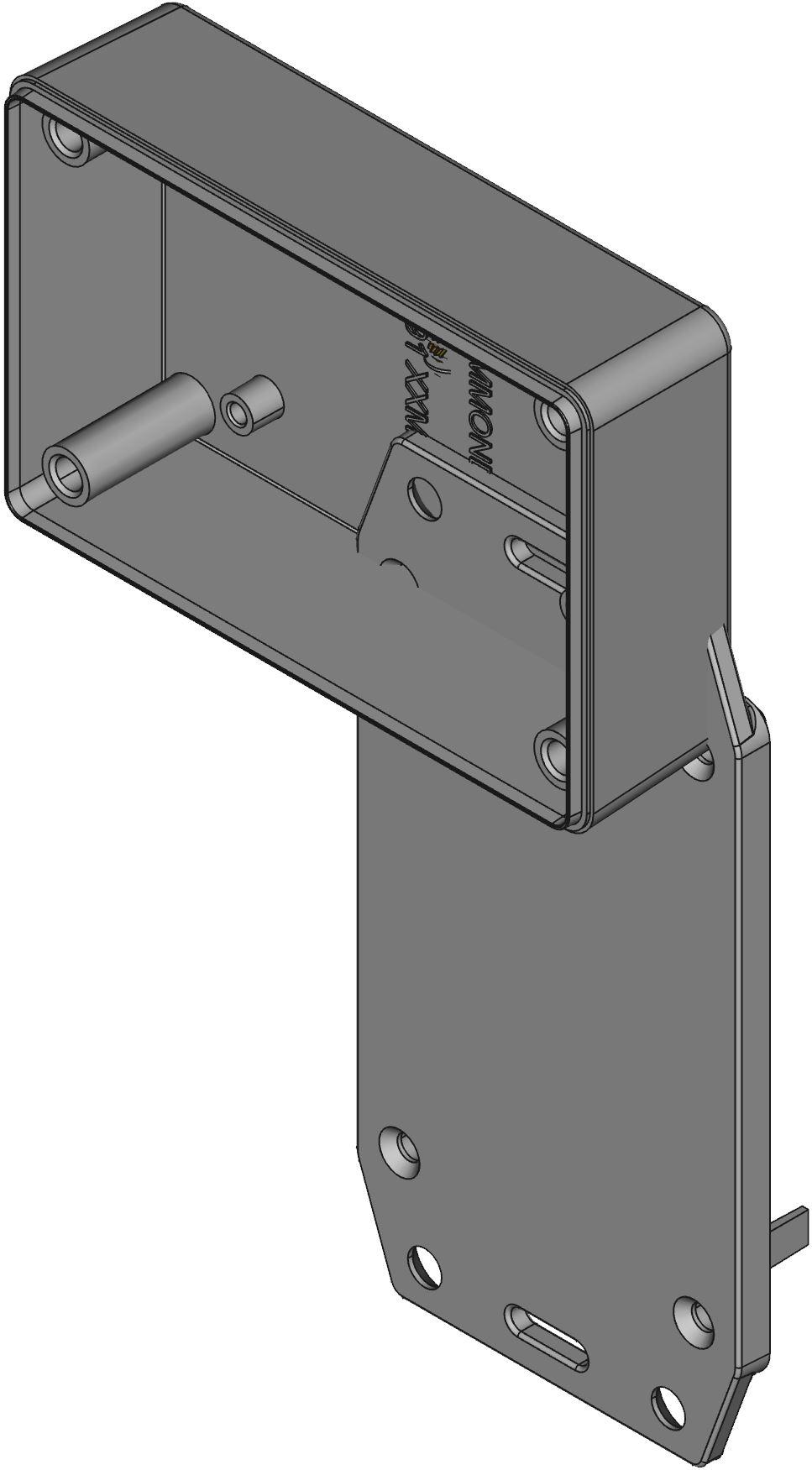 Hammond Manufacturing-1591XXMFLGY Kästen, Gehäuse und Gestelle Light Gray Acrylonitrile Butadiene Styrene Flange Mount General Purpose Enclosure