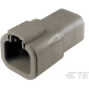 Deutsch Group-DTP04-4P Connector Discrete Wire Housing Conn Housing RCP 4 POS Crimp ST Cable Mount Gray Package