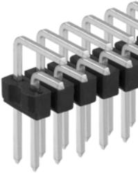 Fischer Elektronik-SL 4 025 04 Z 连接器插头及 PCB 插座 Conn Unshrouded Header HDR 4 POS 2.54mm Solder RA Side Entry Thru-Hole