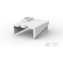TE Connectivity-640717-1 Accessori per connettori Connector Accessories Strain Relief Nylon White Package