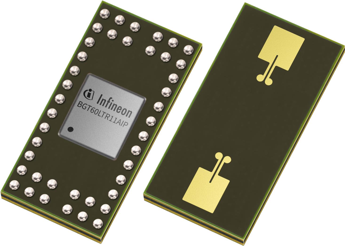 Infineon Technologies AG-BGT60LTR11AIPE6327XUMA2 Sensor especializado Radar Sensor 1.5V 42-Pin UF2BGA T/R