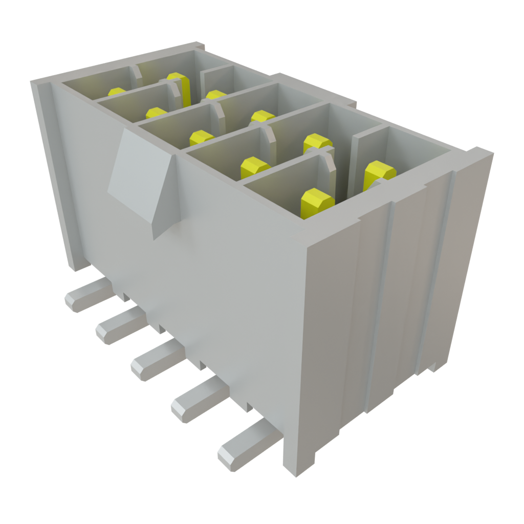 Samtec-IPL1-105-02-S-D-K Connector Headers and PCB Receptacles Conn Wire to Board HDR 10 POS 2.54mm Solder ST Top Entry SMD Mini Mate® Tube