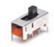 TE Connectivity-1825289-6 Interruttore a slitta Switch Slide ON OFF ON DPDT Top Slide 20VAC 20VDC 0.4VA PC Pins Bracket Mount/Through Hole Tray