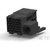 TE Connectivity-5120788-1 Steckverbinder, Mutterplatine Conn Hard Metric RCP 30 POS 2.5mm Press Fit RA Thru-Hole Tube