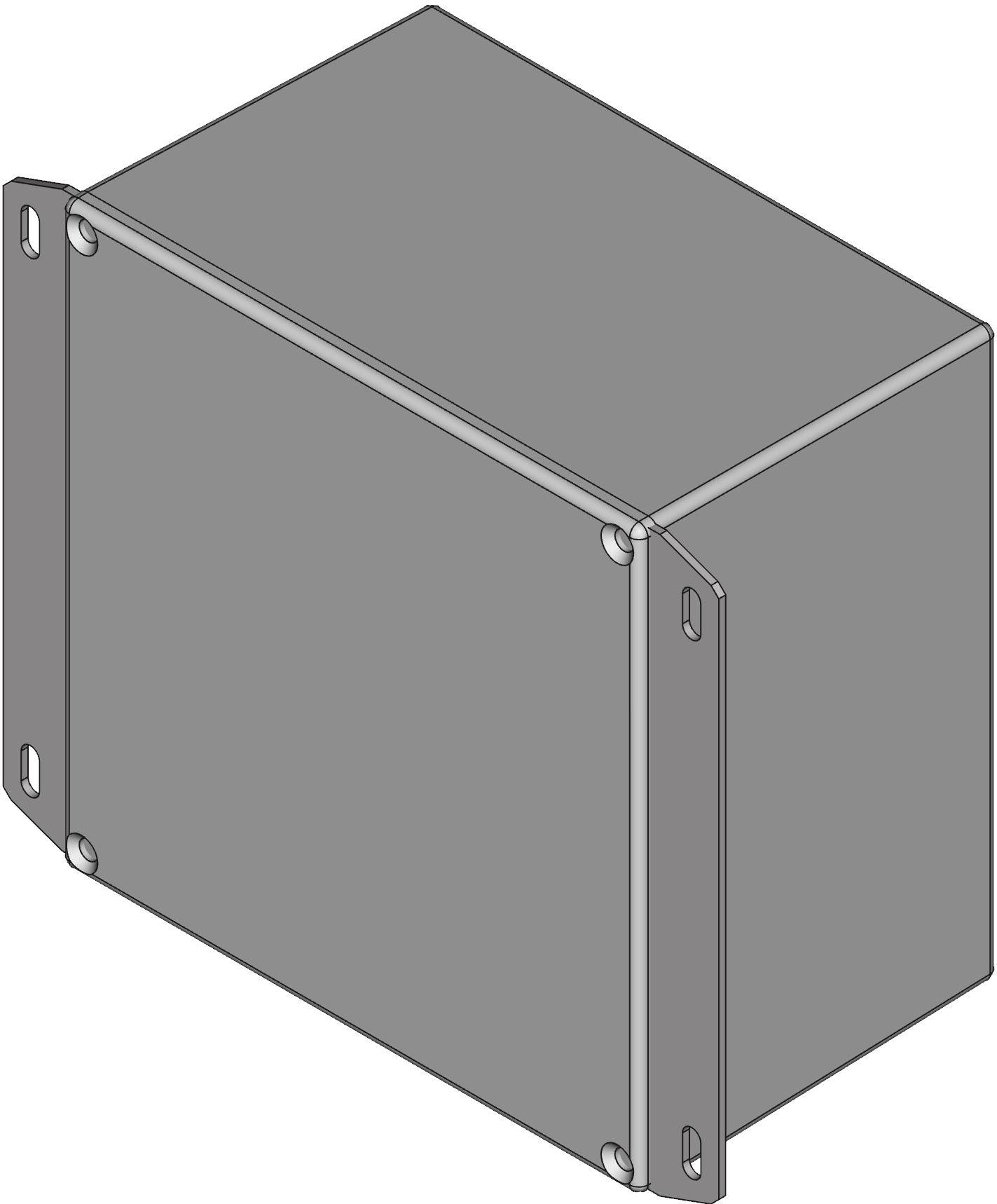 Hammond Manufacturing-1590KFBK 箱、罩及架 Black Die Cast Aluminum Flange Mount Watertight Enclosure