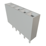 Conn Socket Strip SKT 5 POS 2.54mm Solder ST Top Entry Thru-Hole TIGER CLAW™ Tube