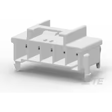 TE Connectivity-1-1969694-5 Cabezales del conector y receptáculos PCB POWER TRIPLE LOCK 1X5 PCB HEADER R/A HI TEMP KEY A