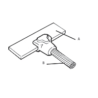 Thomas & Betts-CB4-4-4/014112 Kabelzubehör Cable Accessories Cable to Bar