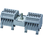 Altech Corporation-CDB4/4 Steckverbinder, Klemmenblöcke Distribution Block, Center In16 out, 32/65A, 600V, Gray
