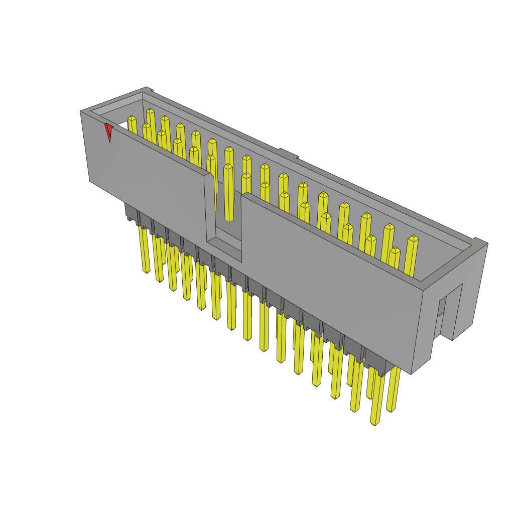 Samtec-ZST-115-03-G-D-515 连接器插头及 PCB 插座 Conn Elevated Shrouded Header HDR 30 POS 2.54mm Solder ST Thru-Hole Bulk