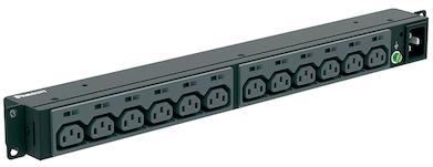 Panduit-P12B46M Stromverteilungseinheit PDU Basic 120V to 240V 10A Horizontal Rackmount