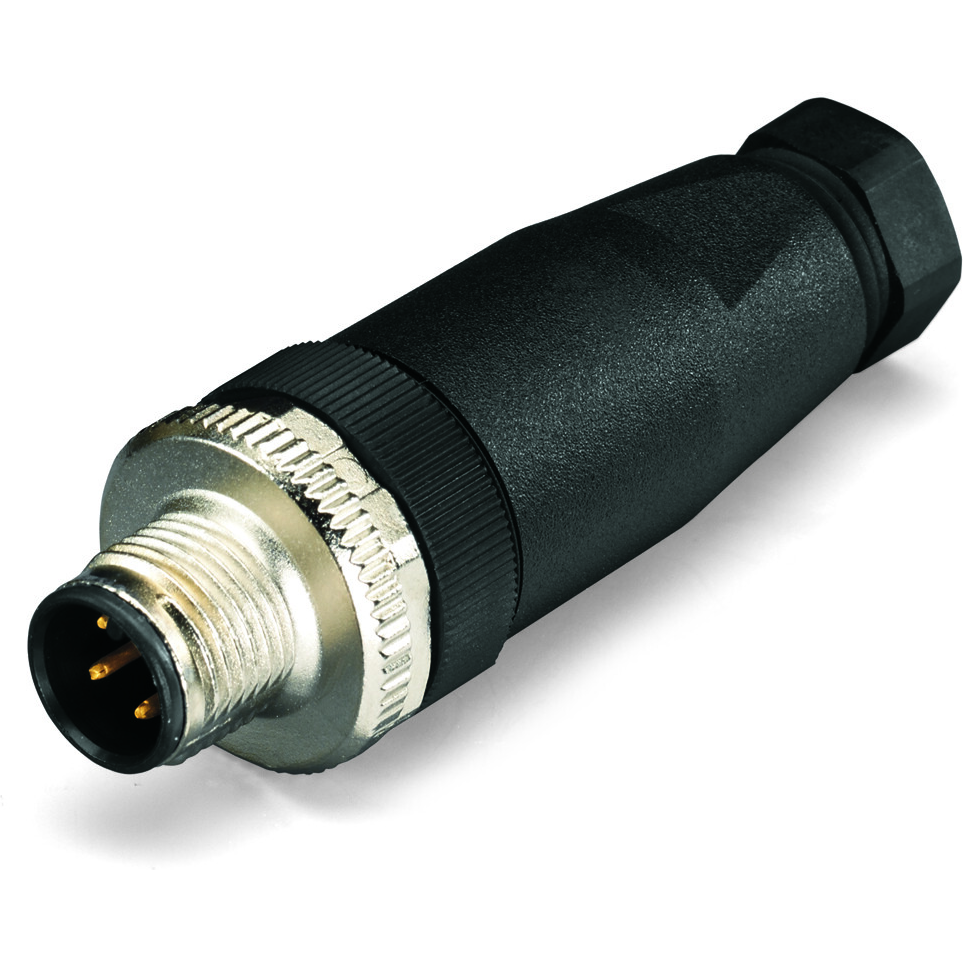 WAGO-756-9207/050-000 Sensor Accessories Compensating Connector, M12 Plug, 5-Pole, Straight