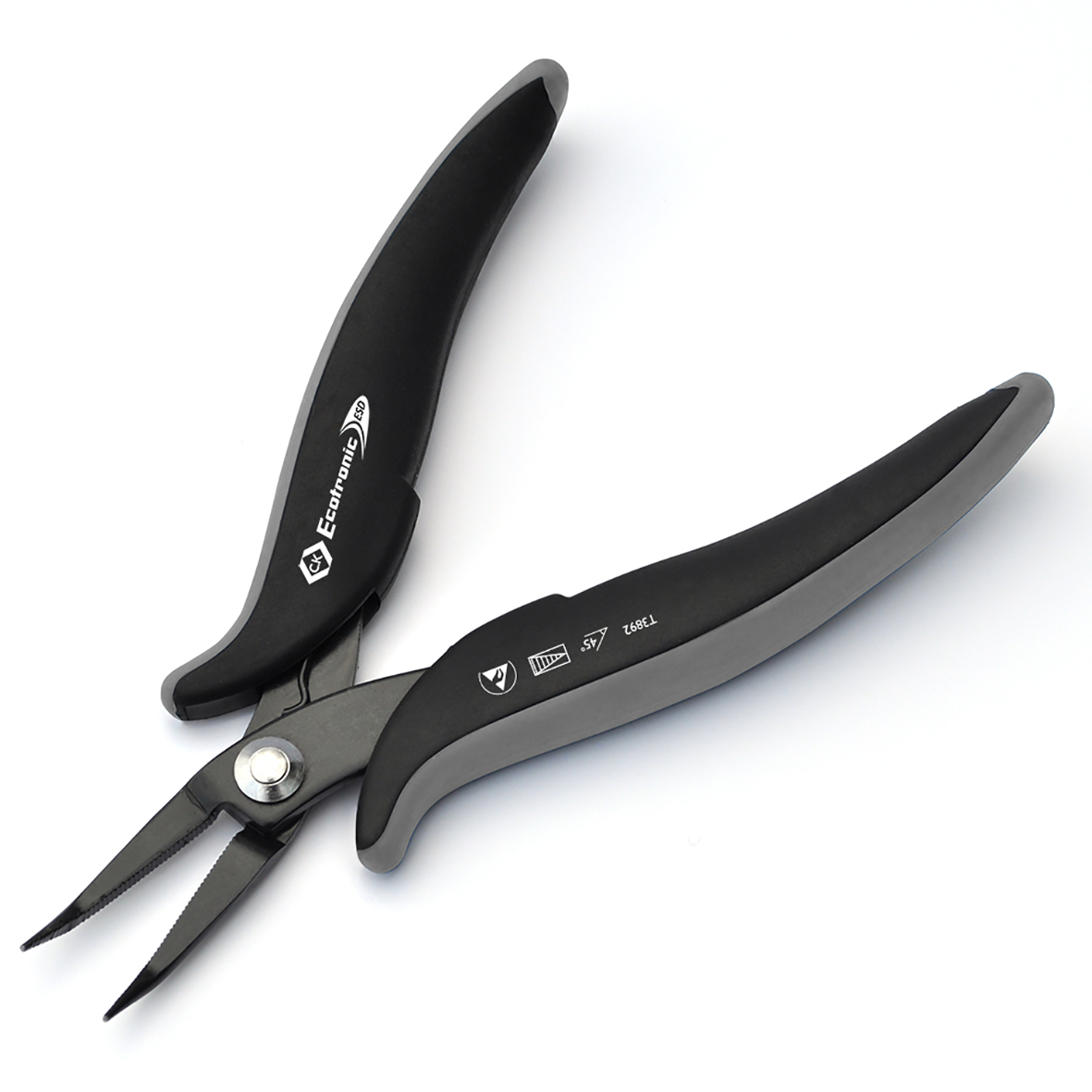 C.K tools-T3892 Pliers Application Tools, Ecotronic ESD Snipe Nose Plier