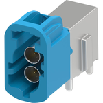 Conn High-Speed FAKRA Mini 9GHz 50Ohm Solder RA Thru-Hole PL Gold Over Nickel T/R