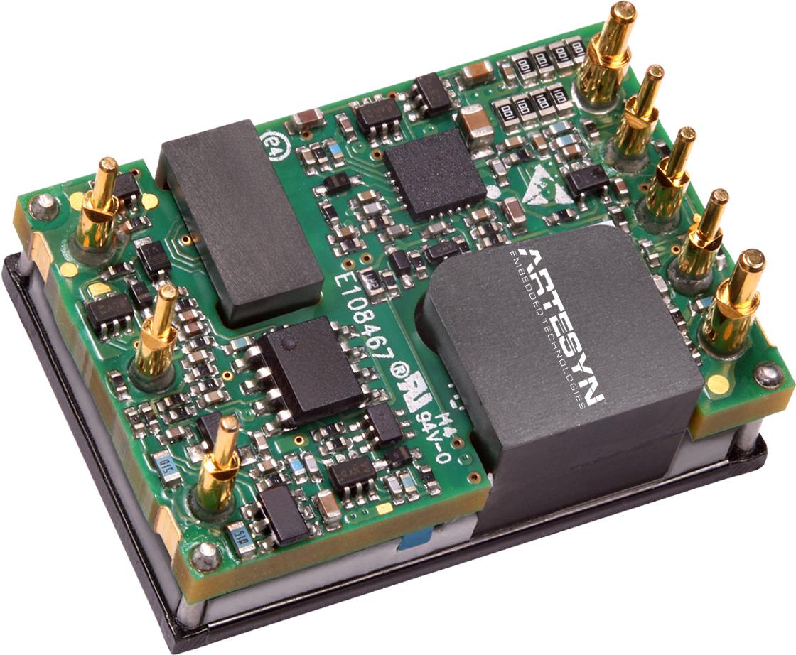 Artesyn / Advanced Energy-AVD50-48S05P-6L Convertitore da DC a DC e modulo di regolazione della commutazione Module DC-DC 48VIN 1-OUT 5V 10A 50W 8-Pin 1/16-Brick