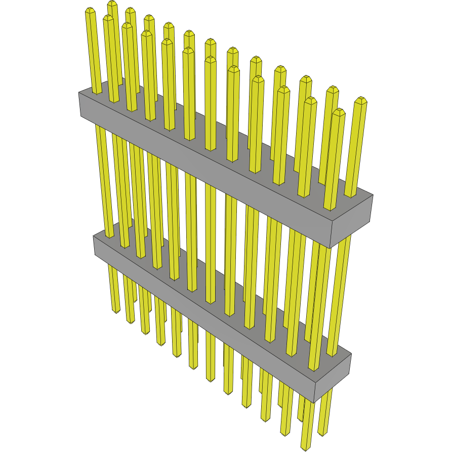 Samtec-TW-12-12-F-D-600-255 Steckverbinderleisten und Leiterplattenbuchsen Conn Board Stacker HDR 24 POS 2mm Solder ST Top Entry Thru-Hole Bulk