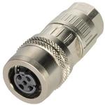 HARTING-21038812430 Steckverbinder, rund M12 PushPull 4-pole D-coded female