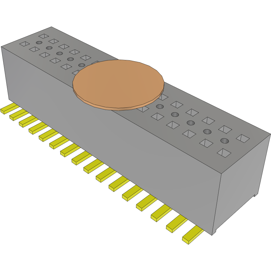 Samtec-CLE-116-01-G-DV-K Connector Headers and PCB Receptacles Conn Socket Strip SKT 32 POS 0.8mm Solder ST SMD Tube