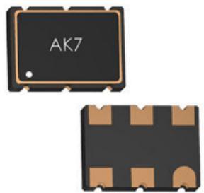 Abracon-AK7DAF1-200.0000T2 SMD Crystal Oscillators Oscillator XO 200MHz ±50ppm LVDS 55% 3.3V 6-Pin SMD T/R