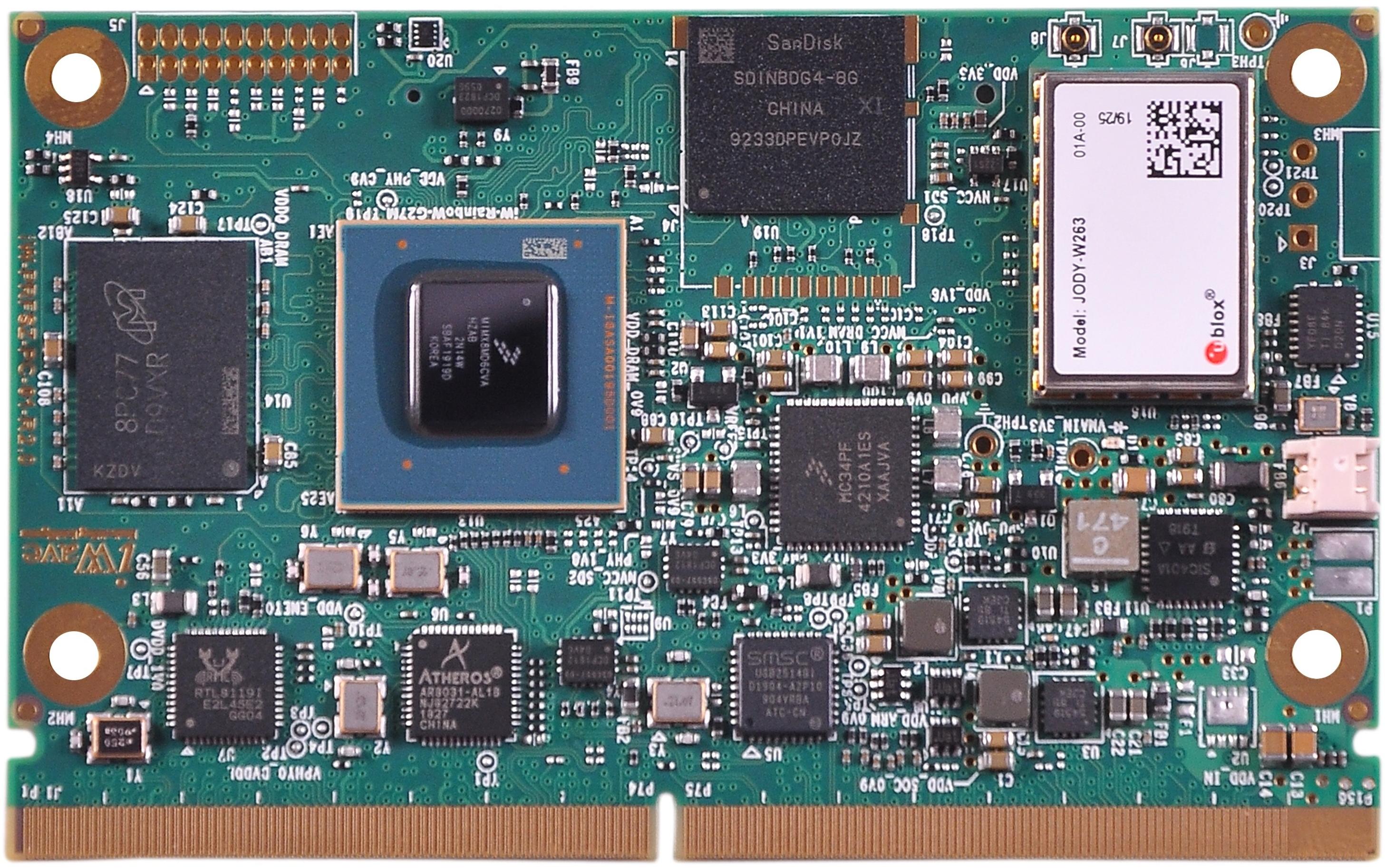 iWave Systems-IW-G33M-SCMD-4L002G-E008G-BII System on Modules - SOM IW-G33M-SCMD-4L002G-E008G-BII