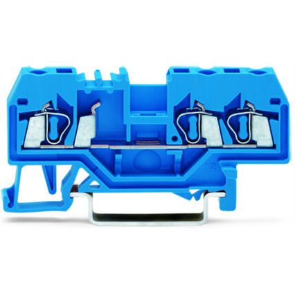 WAGO-280-684 Steckverbinder, Klemmenblöcke Conn Terminal Block 3 POS Push-In Cage Clamp DIN Rail 24A Box