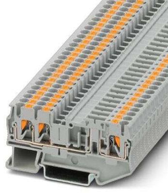 PHOENIX CONTACT-3210198 Connector Terminal Blocks Conn Disconnect Terminal Block F 3 POS Push-In Spring T DIN Rail 20A