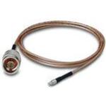 PHOENIX CONTACT-2867254 Kabelbaugruppen Koaxial Antenna cable, outside diameter: 2.5 mm (0.1 in.), inner conductor: stranded, attenuation: 0.9 dB at 900 MHz,connection: MCX (male) -> N (male), cable length: 1.2 m (4 ft.)