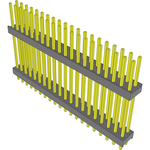 Conn Board Stacker HDR 40 POS 2.54mm Solder ST Top Entry Thru-Hole Bulk