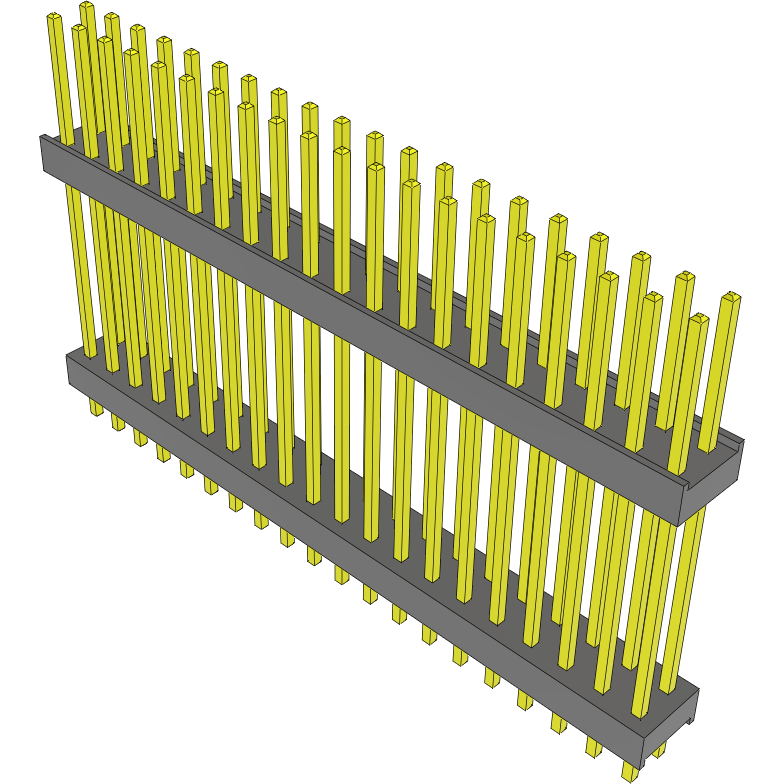 Samtec-DW-20-13-G-D-785 Steckverbinderleisten und Leiterplattenbuchsen Conn Board Stacker HDR 40 POS 2.54mm Solder ST Top Entry Thru-Hole Bulk