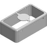 29.3 x 16.3 x 9.7mm Two-piece Drawn-Seamless RF Shield/EMI Shield FRAME (Nickel-Silver)