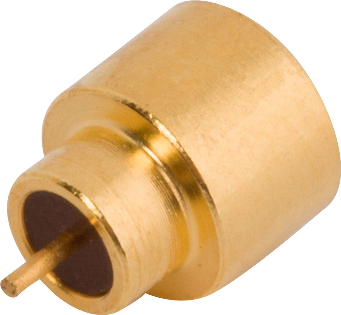 Amphenol SV Microwave-1211-6041 RF-Steckverbinder Conn SMP 0Hz to 26.5GHz 50Ohm Solder ST Panel Mount M Gold Over Nickel Tray