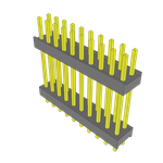 Conn Board Stacker HDR 20 POS 2.54mm Solder ST Top Entry Thru-Hole Bulk