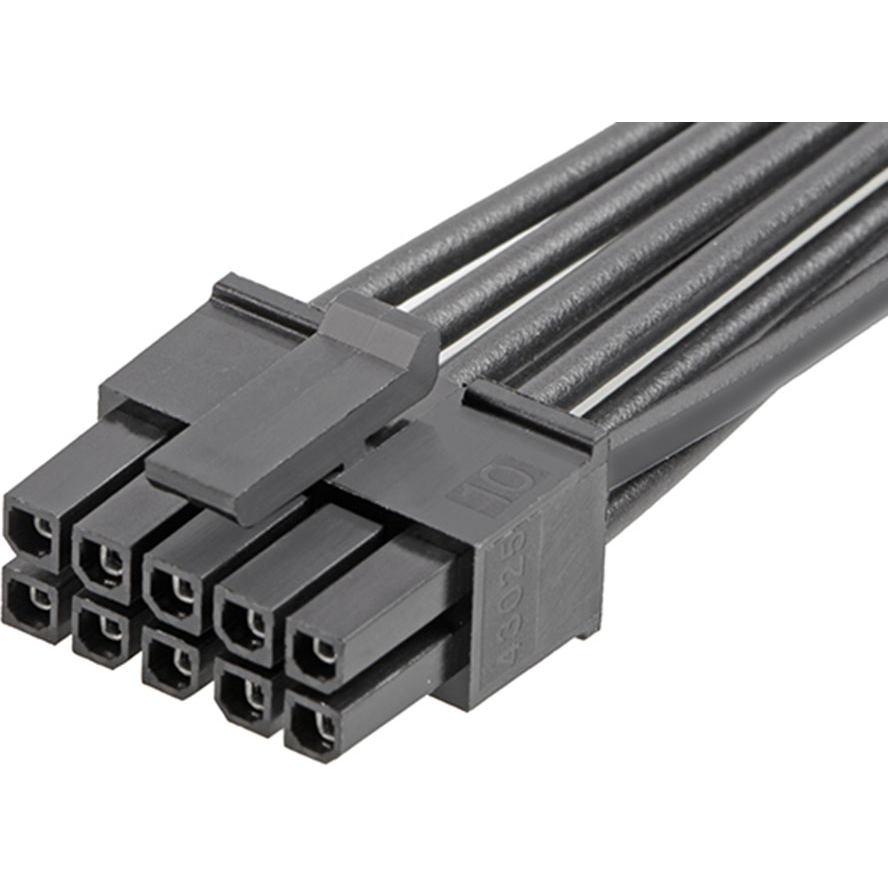 Molex-2147552101 Assemblaggio cavo Altro Cable Assembly UL 1061 0.15m 18AWG Wire to Board to Wire to Board 10 to 10 POS F-F Crimp-Crimp Bag