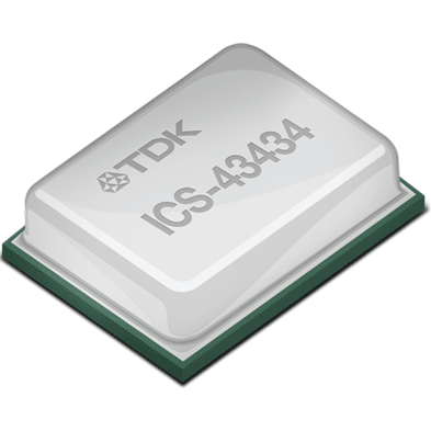 InvenSense-ICS-43434 Microphones Mic Omni-Directional -26dB Rectangle Solder Pad