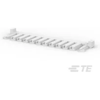 TE Connectivity-917708-1 连接器配件 Connector Accessories Double Lock Plate Straight Glass Filled Nylon 6/6 Natural Bag