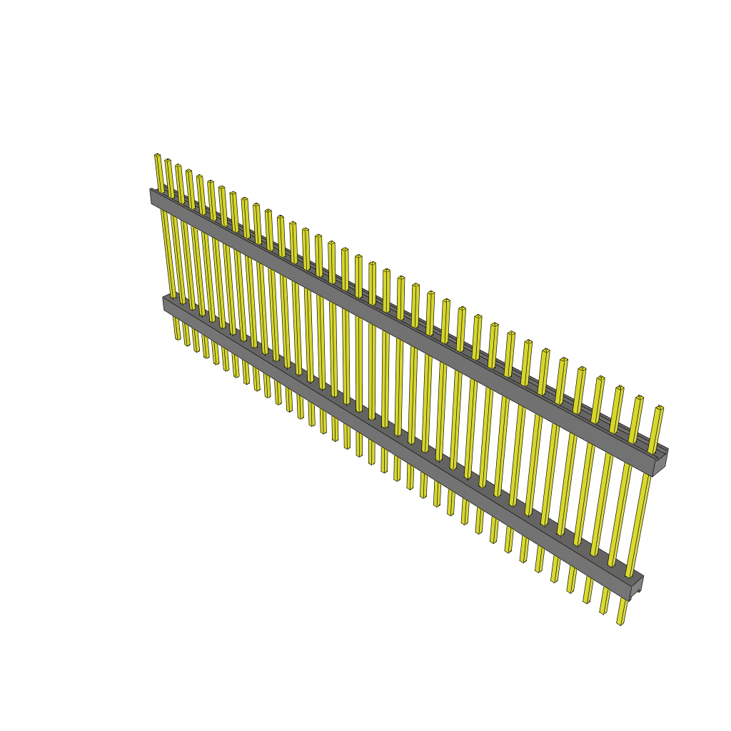 Samtec-ZW-36-19-T-S-870-230 Steckverbinderleisten und Leiterplattenbuchsen Conn Board Stacker HDR 36 POS 2.54mm Solder ST Top Entry Thru-Hole Bulk