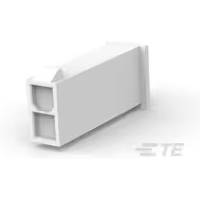 TE Connectivity-1969598-2 Connector Discrete Wire Housing Conn Housing PL 2 POS 4.2mm Crimp ST Cable Mount Natural Bag