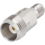 Amphenol SV Microwave-M55339/41-30001 RF-Steckverbinder Conn PTNC-SMA Adapter 0Hz to 11GHz 50Ohm ST F/F Gold Over Nickel Tray